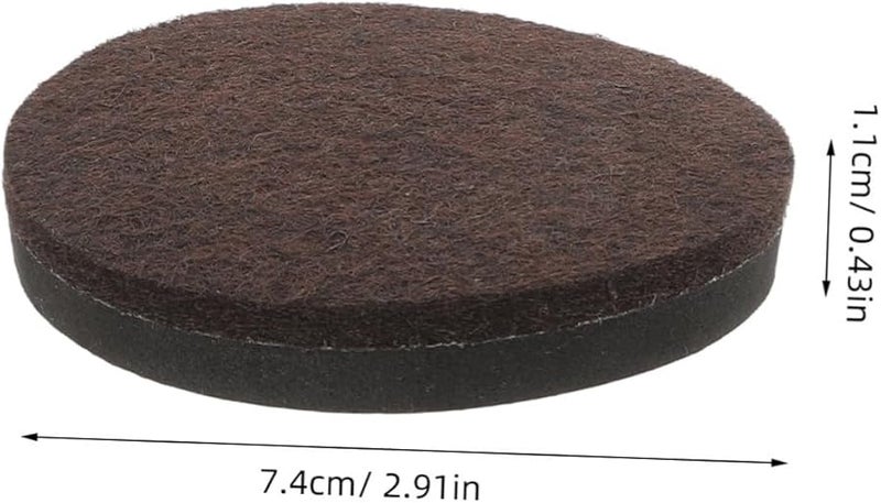10Pcs Non Slip Felt Furniture Pads Floor Protectors for Hardwood Easy Installation - Image 2